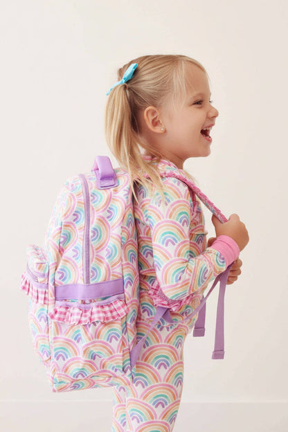 Kids Embroidered Ruffle Backpack | Day Dream