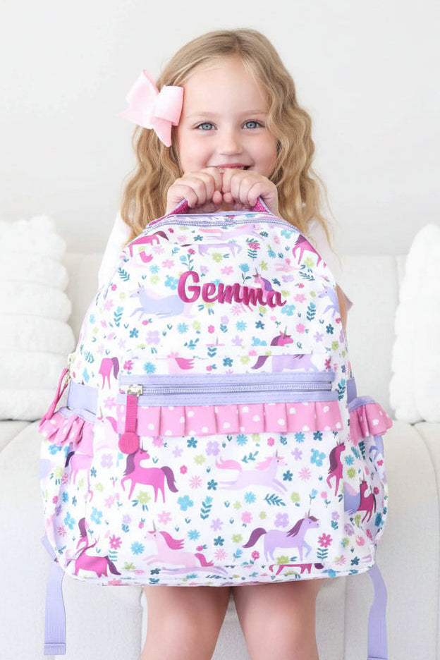 Kids Embroidered Backpacks