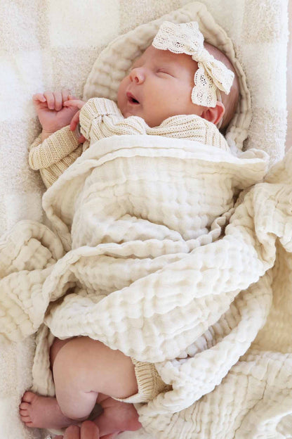 Organic Cotton Gauze Swaddle Blankets