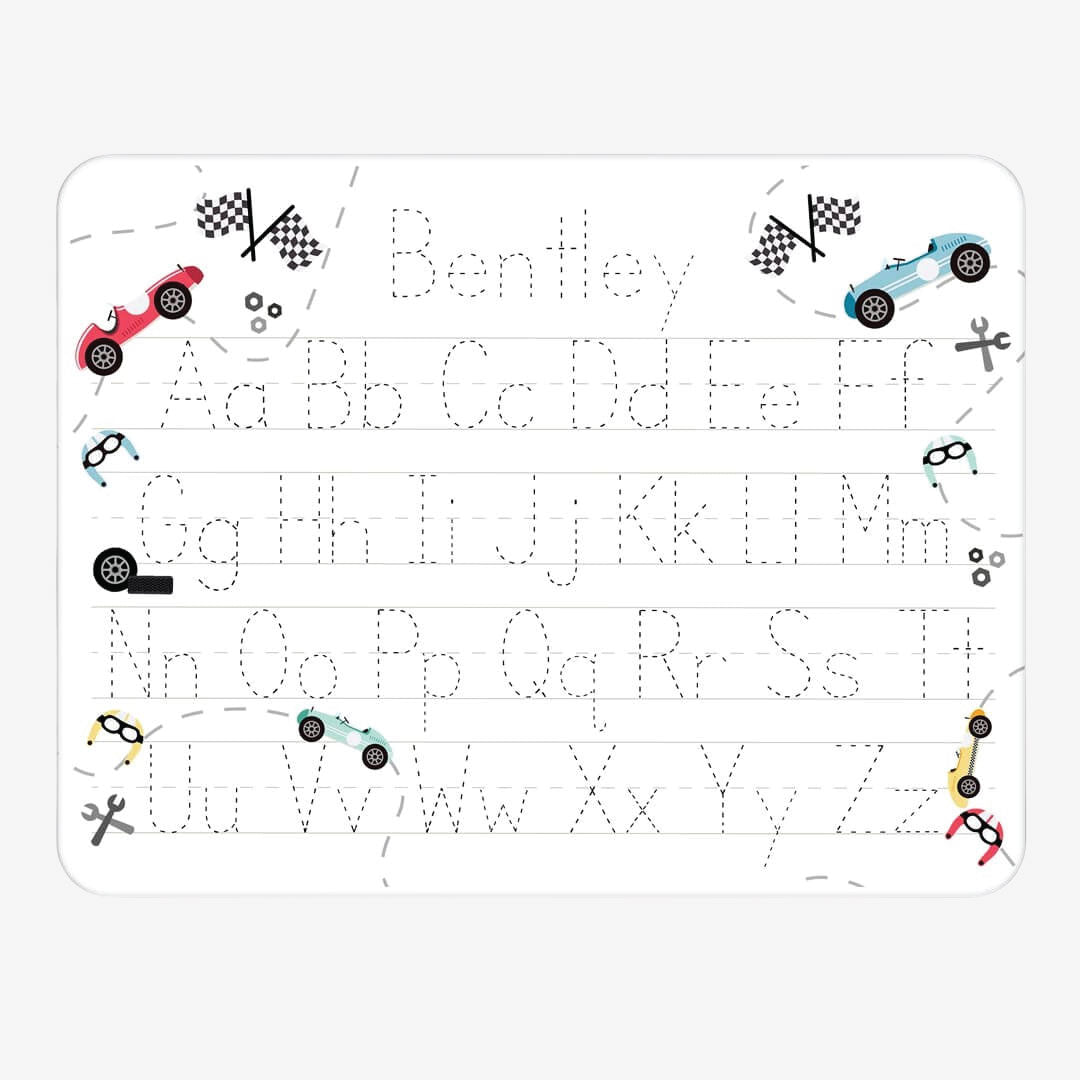 Kids Personalized Whiteboard | Vroom Vroom