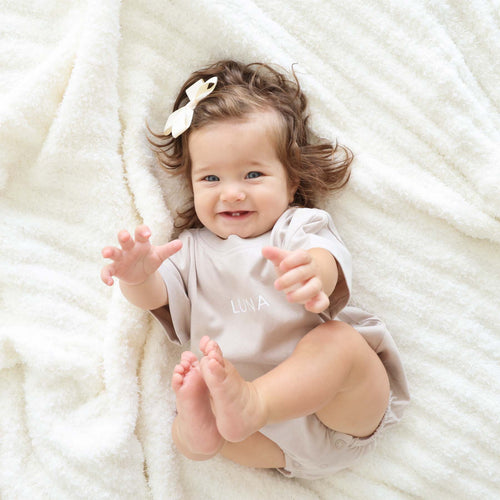 CuddleLane™ Luxe Blankets | Ivory