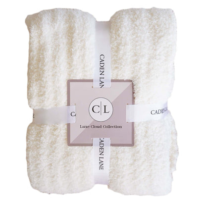 CuddleLane™ Luxe Blankets | Ivory