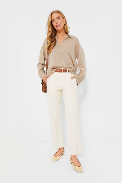 Brown Croc-Embossed Classic Belt