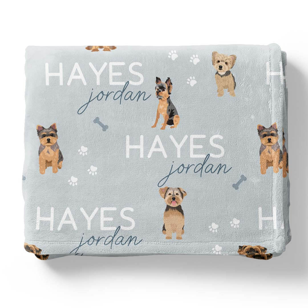 Personalized Kids Blankets | Dog Breeds - Part 1