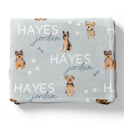Personalized Kids Blankets | Dog Breeds - Part 1