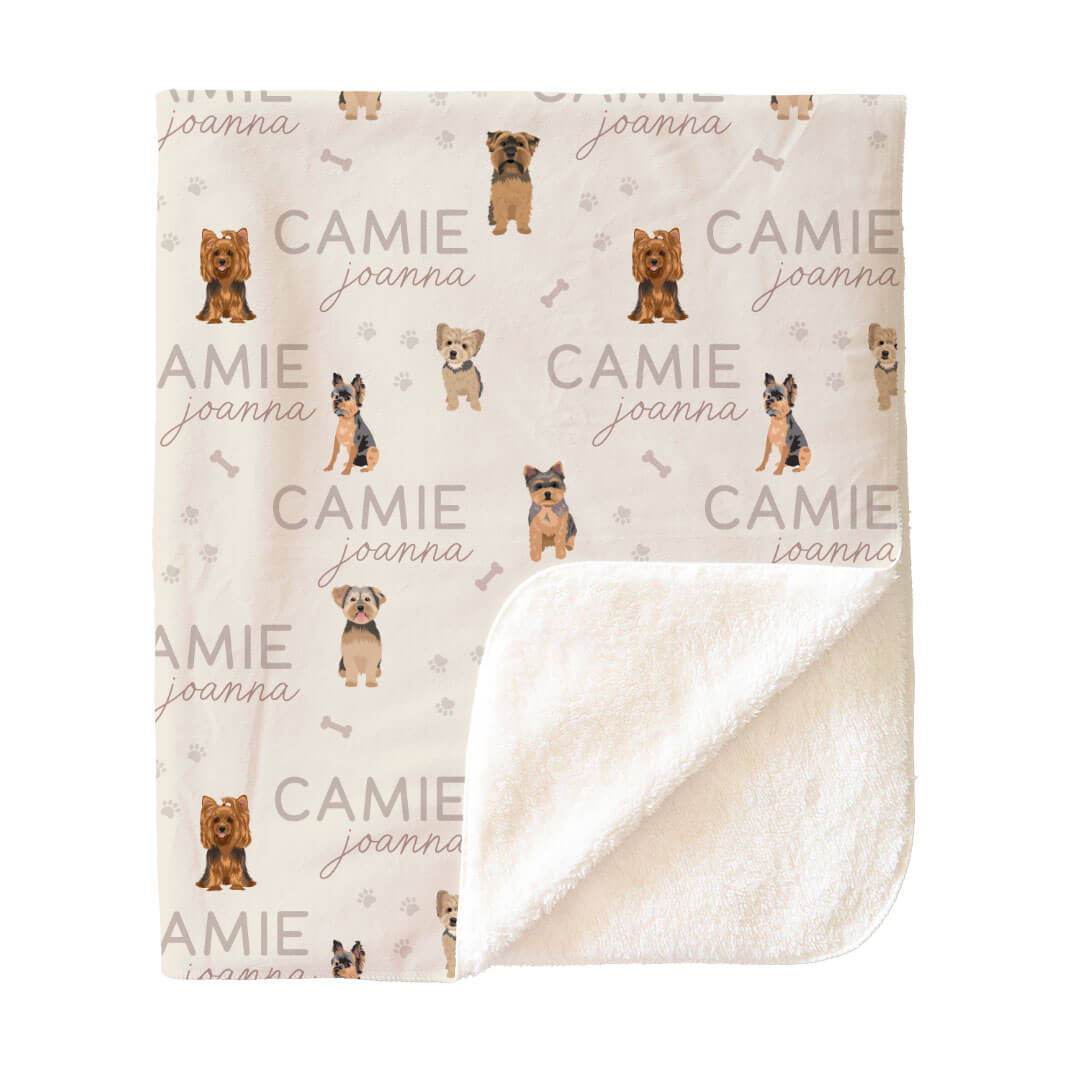 Personalized Kids Blankets | Dog Breeds - Part 1
