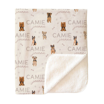 Personalized Kids Blankets | Dog Breeds - Part 1
