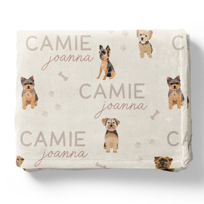 Personalized Kids Blankets | Dog Breeds - Part 1