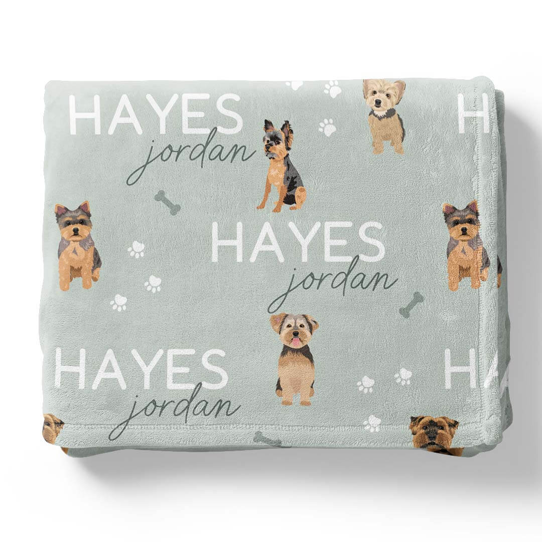 Personalized Kids Blankets | Dog Breeds - Part 1