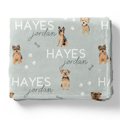 Personalized Kids Blankets | Dog Breeds - Part 1