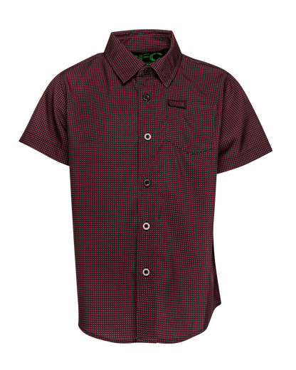 Youth Simple Mind Party Shirt - Black & Red