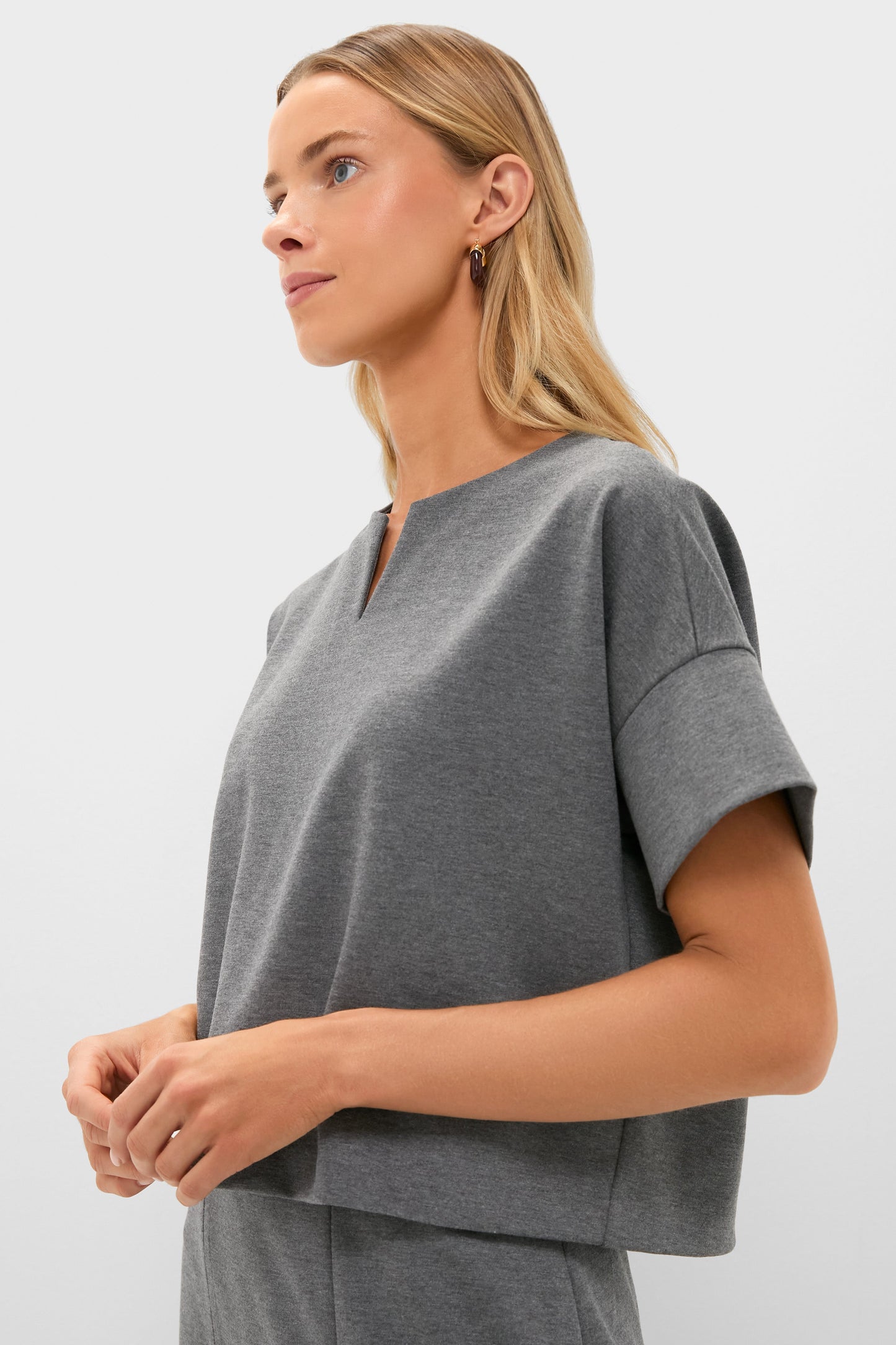 Charcoal Heather Vida Top